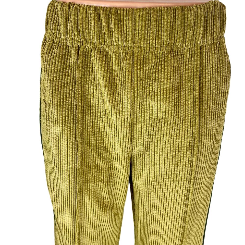 BDG Urban Outfitters Green Corduroy Flared Wide Leg Pull On Ankle Pants Size 26 - Picture 4 of 8